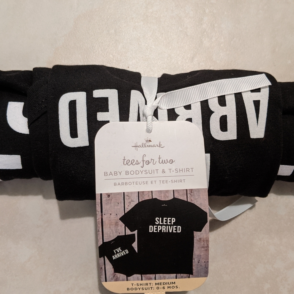 Hallmark NEW set: baby & t-shirt,  parent & baby!